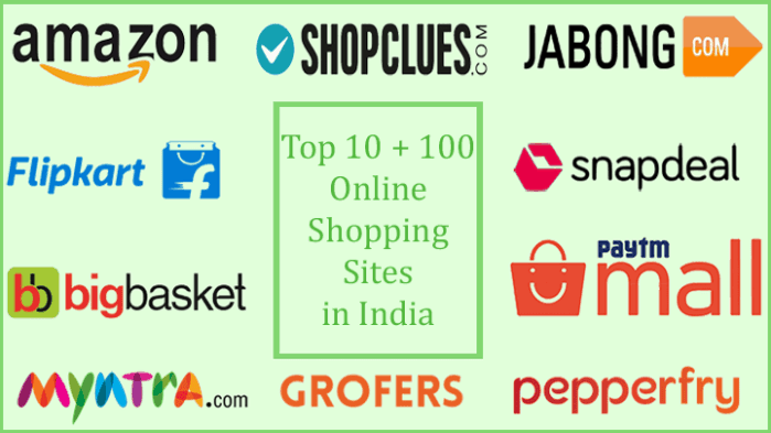 List of Top 10 Online Shopping Sites in India for Cheap & Discounted Products