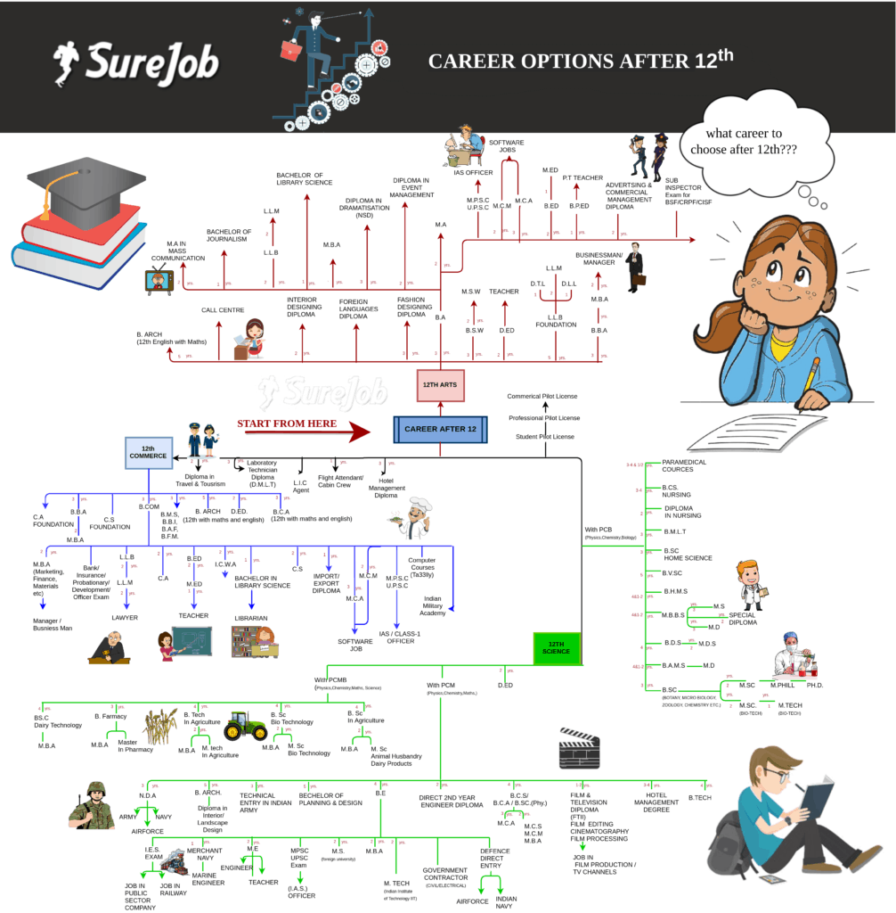 what-are-the-best-career-options-after-12th-with-infographic