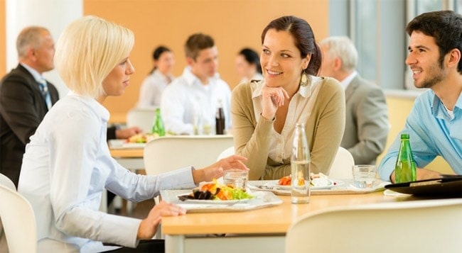 workplace dining activities