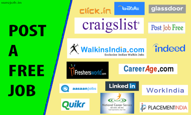 List Of Free Job Posting Sites In India