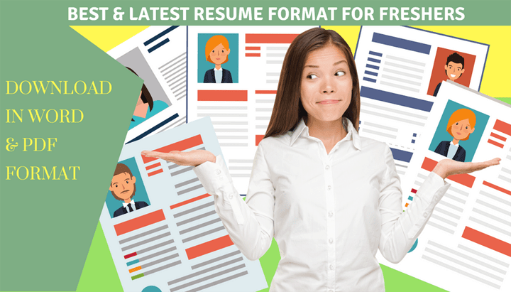 Best & Latest Resume Format For Freshers in MS Word Free ...