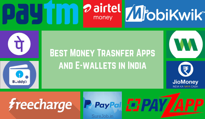 10 Best Online Money Transfer Apps E Wallets In India - 