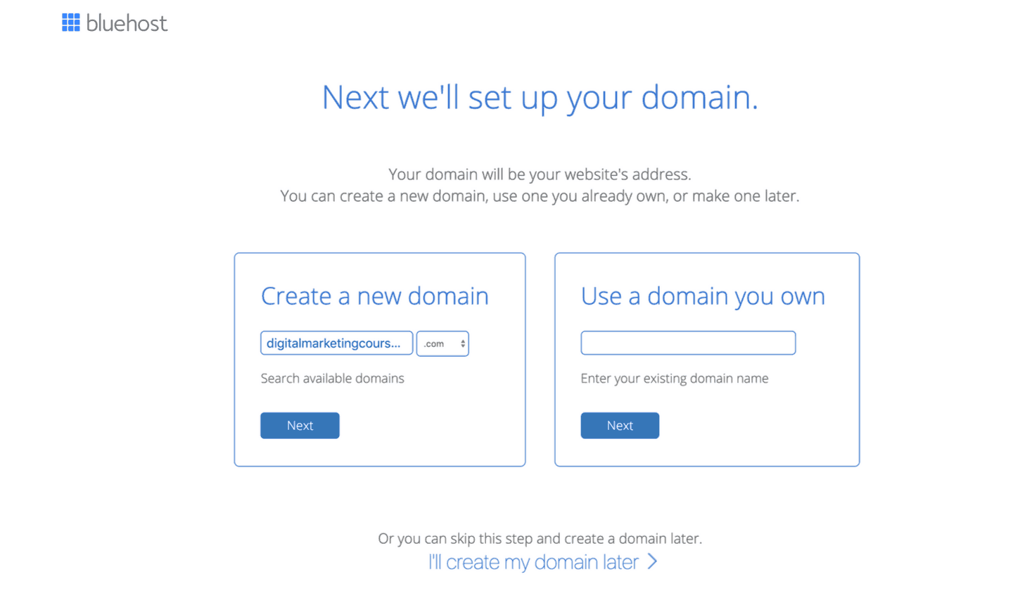 create domain