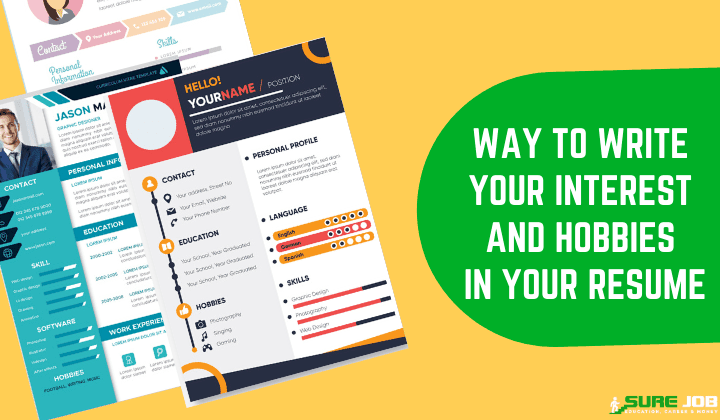 hobbies in resume