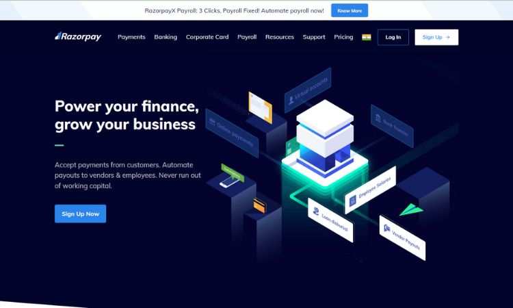 Razorpay payment gateway in India