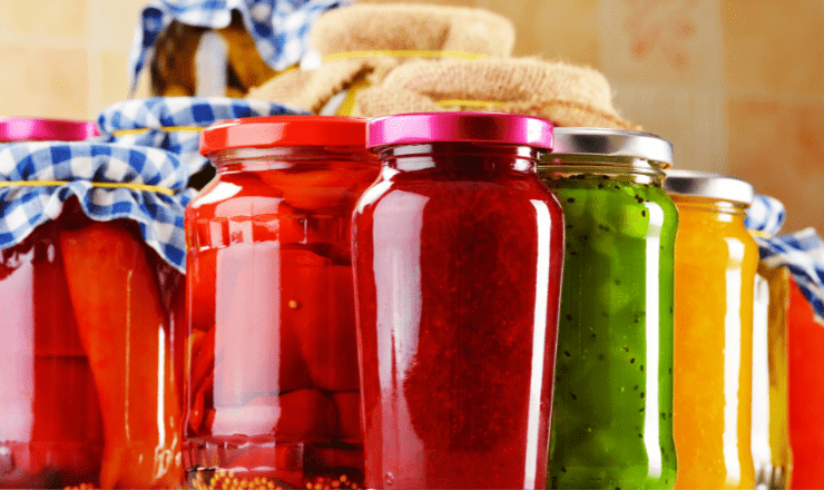 Pickles, jams & sauces