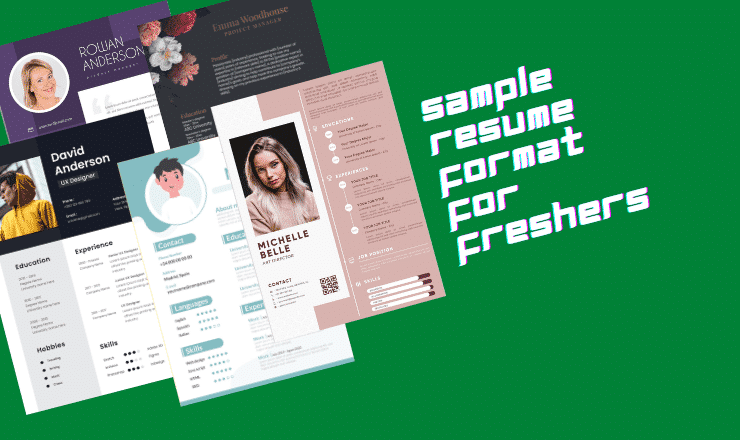 creative resume templates for freshers free download