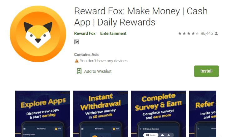 Reward Fox