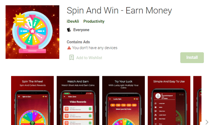 Spin and Win Cash