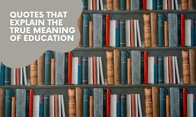 quotes to understand true meaning of education