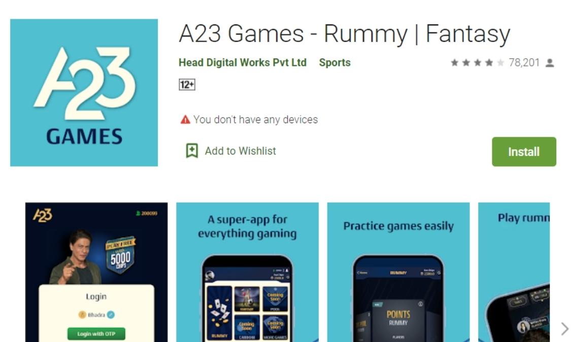 a23 games – rummy fantasy