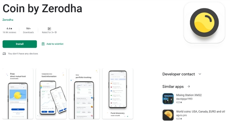 Coin by Zerodha