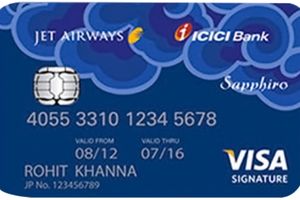 8. ICICI Jet Privilege Sapphiro Credit Card