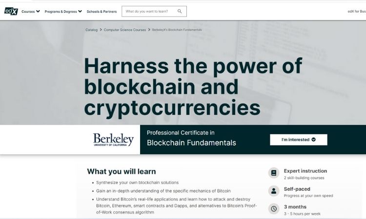 Best Blockchain Courses And Certifications For 2022