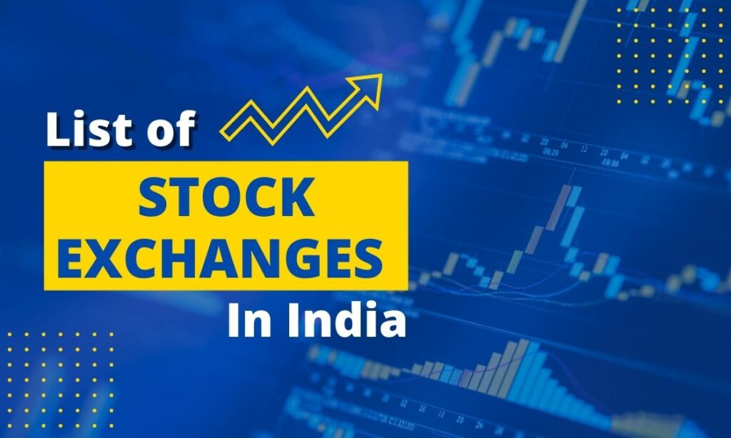 list of stock exchanges in India