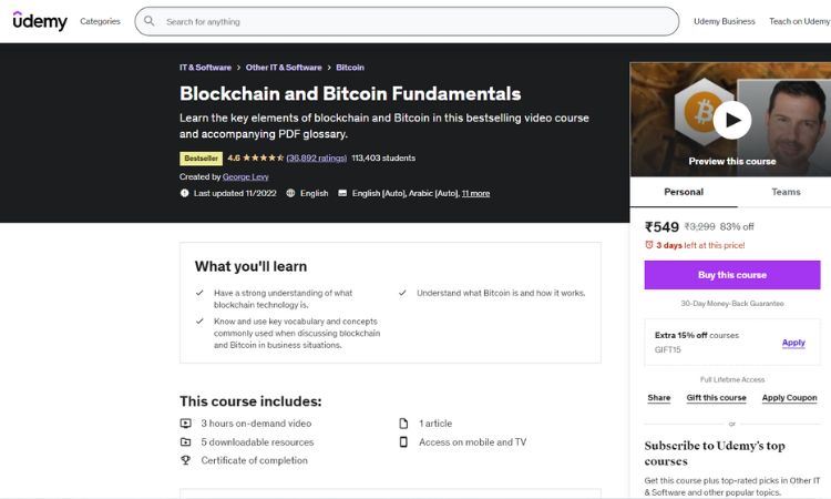 Blockchain & Bitcoin Fundamentals
