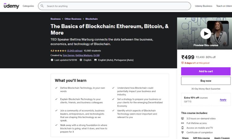 Basics of Blockchain: Ethereum, Bitcoin, & More