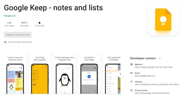 Google Keep