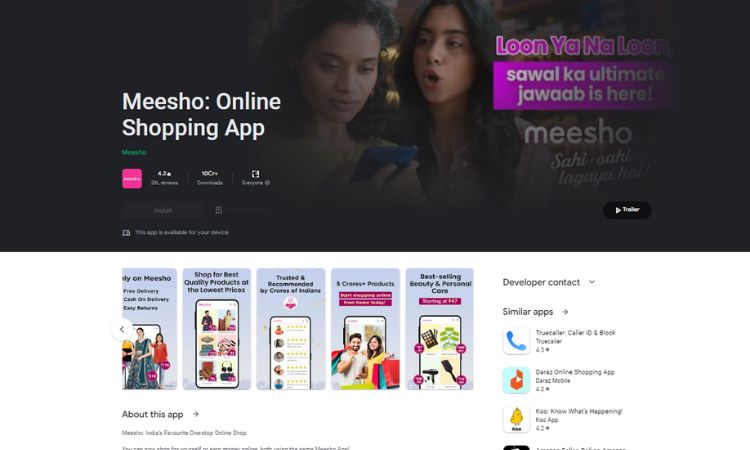 Meesho best reseller app