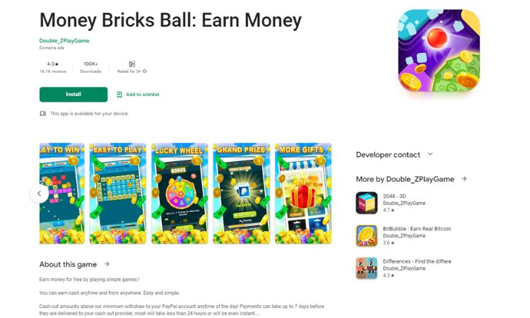 Money Bricks Ball 