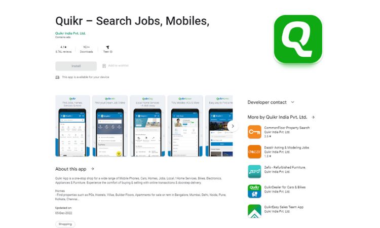 Quikr top reseller site