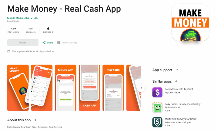 Make Money - Real Cash App