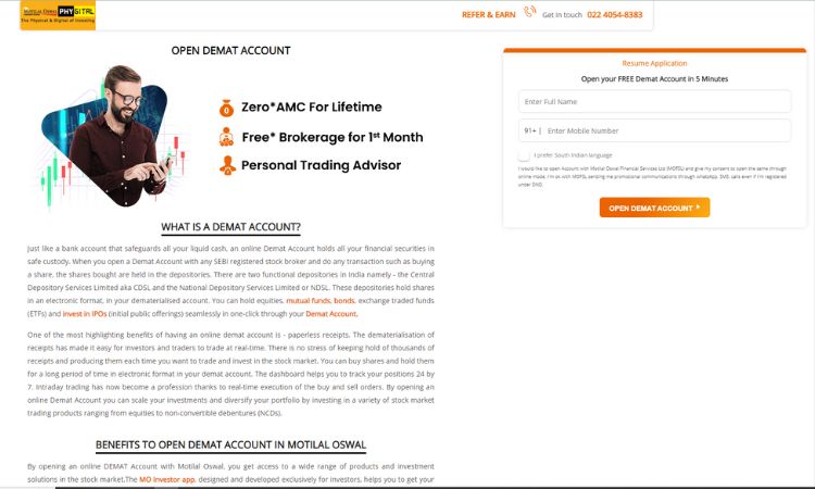 Motilal Oswal Demat Account