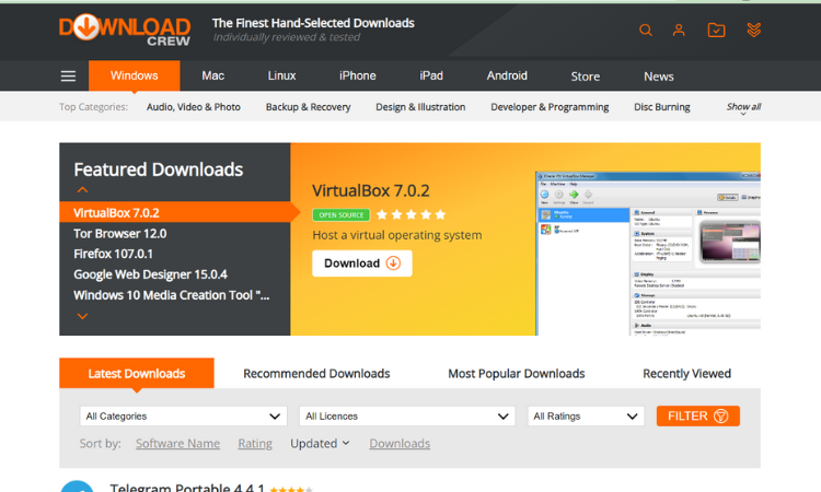 free software download site Download Crew