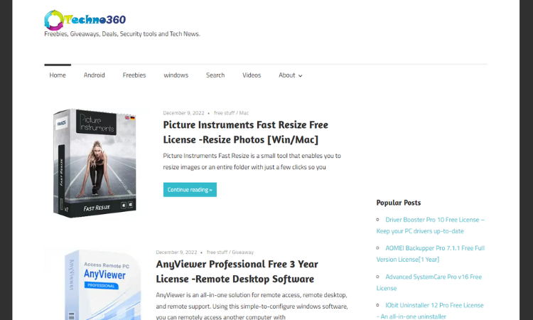 free software download site Techno360