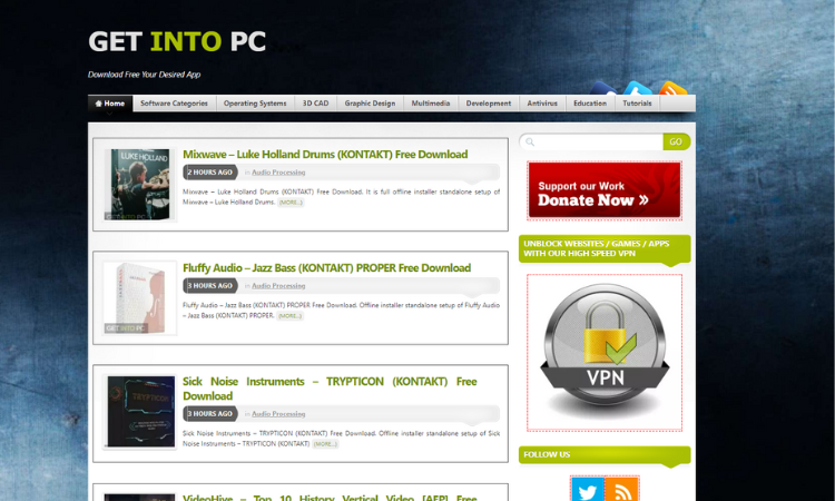 free software download site Get into PC