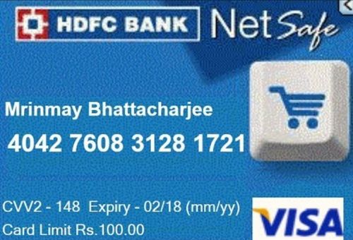 HDFC NetSafe Virtual Credit Card