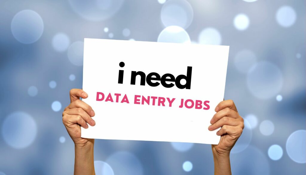 Data entry jobs