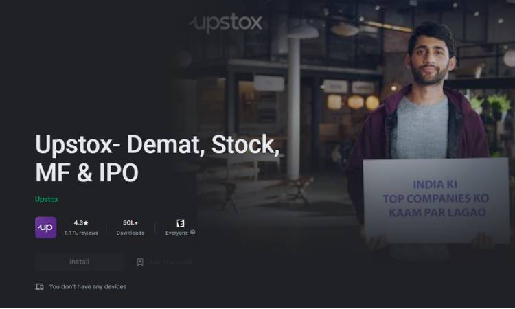 Upstox Demat and Trading Account 