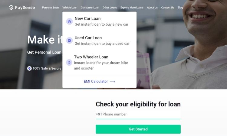 PaySense: Get instant loan without credit score