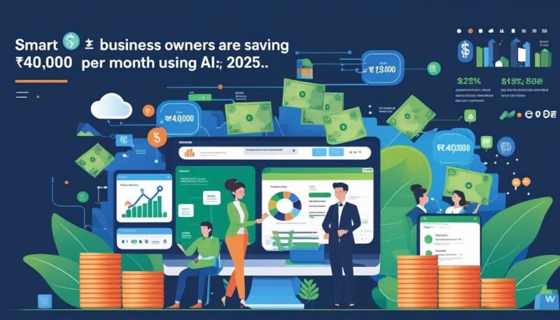 How Smart Business Owners Are Saving ₹40,000 Per Month with AI