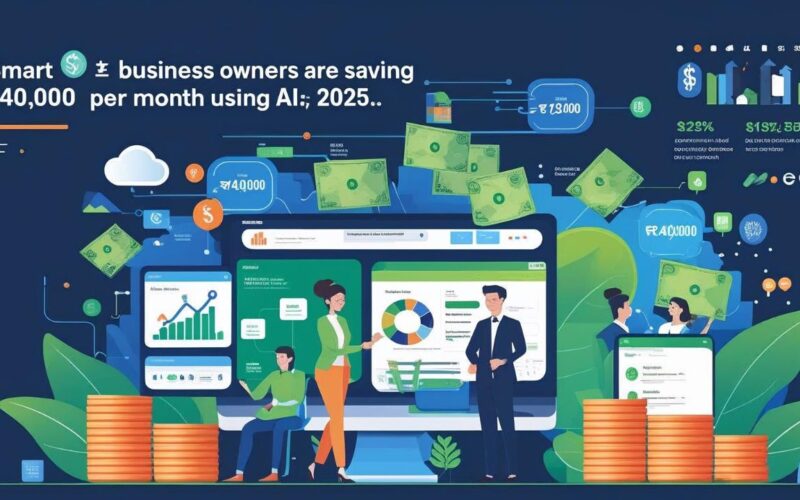 How Smart Business Owners Are Saving ₹40,000 Per Month with AI