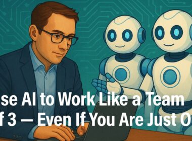 How to Use AI to Work Like a Team of 3 — Even If You Are Just One